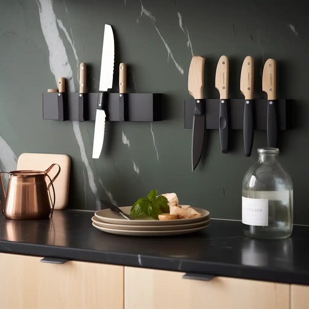 Hoe een messenmagneet je kan helpen je keuken te organiseren